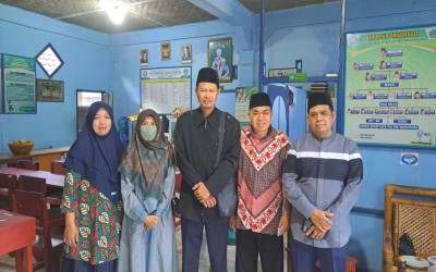 KUNJUNGAN PENGAWAS MADRASAH